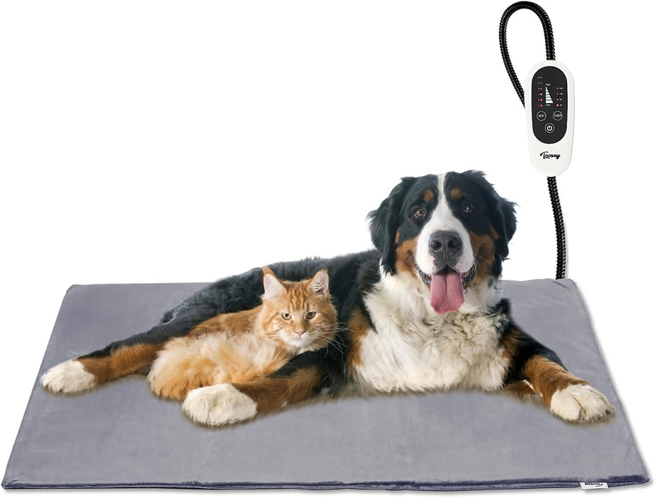 Manta elétrica para cães e gatos, temporizador ajustável, almofada aquecida - PetDoctors - Loja Online