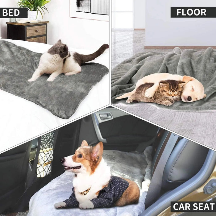 Manta impermeável e lavável para proteger sofás (cinzento) 100 cm X 75 cm - PetDoctors - Loja Online