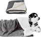 Manta impermeável e lavável para proteger sofás (cinzento) 100 cm X 75 cm - PetDoctors - Loja Online