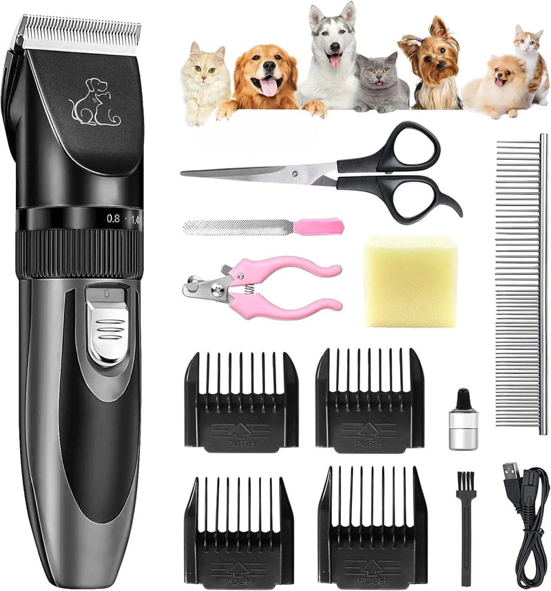 Máquina profissional de cortar pelo a cães | corta - pelos para animais | corta - pelos de baixo ruído e carregamento rápido - PetDoctors - Loja Online