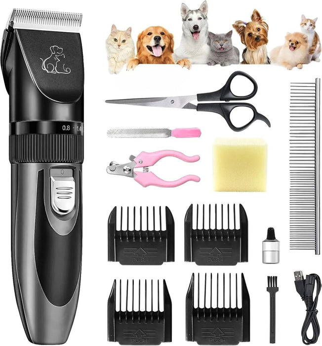 Máquina profissional de cortar pelo a cães | corta - pelos para animais | corta - pelos de baixo ruído e carregamento rápido - PetDoctors - Loja Online