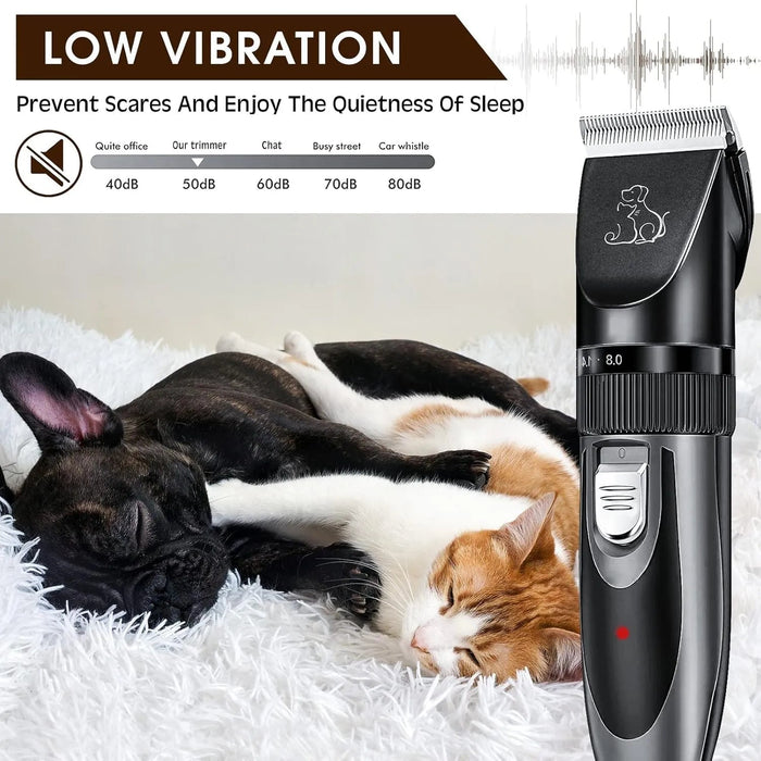Máquina profissional de cortar pelo a cães | corta - pelos para animais | corta - pelos de baixo ruído e carregamento rápido - PetDoctors - Loja Online