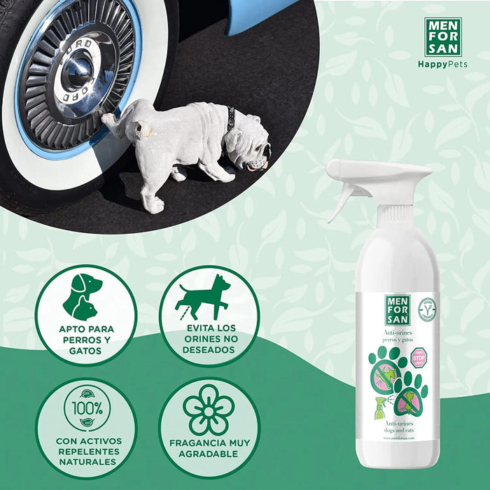 MENFORSAN Anti - urina cães e gatos 750 ml, produto educador repelente anti - urina - PetDoctors - Loja Online