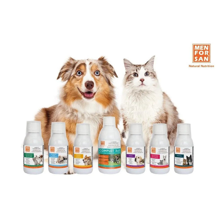MENFORSAN IMUNITÁRIO Alimento complementar líquido para cães e gatos para reforçar o sistema imunitário | Reforça as defesas | Potencia o sistema imunitário | 120 ml - PetDoctors - Loja Online