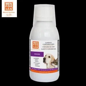 MENFORSAN SENIOR Suplemento nutricional líquido para cães e gatos sênior | Melhora o desempenho físico, traz vitalidade | Aumenta o apetite | 120 ml - PetDoctors - Loja Online