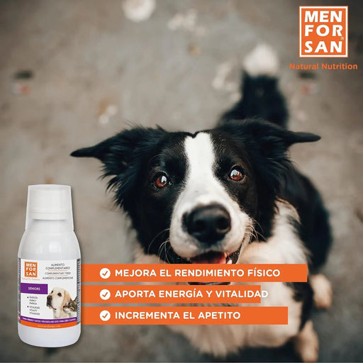 MENFORSAN SENIOR Suplemento nutricional líquido para cães e gatos sênior | Melhora o desempenho físico, traz vitalidade | Aumenta o apetite | 120 ml - PetDoctors - Loja Online