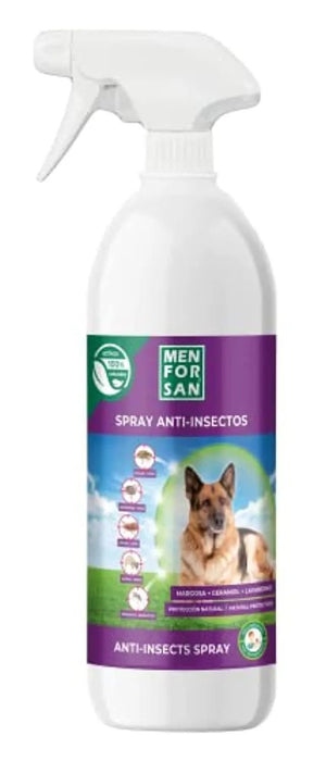 MENFORSAN Spray Anti - insetos para cães, (250 ml e 750 ml) - 3 ativos naturais, argosa, geraniol e lavanda - PetDoctors - Loja Online