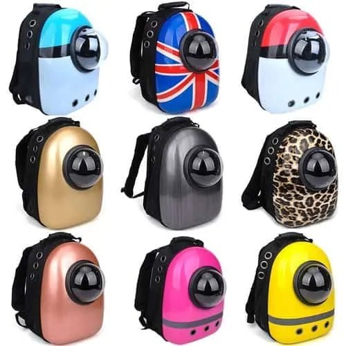 Mochila Cápsula Espacial com Visor para Cão / Gato - PetDoctors - Loja Online