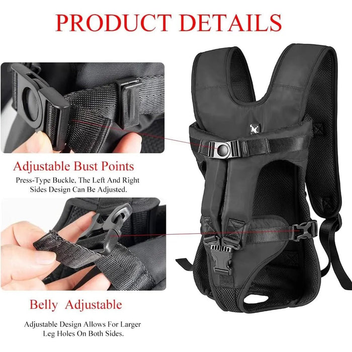 Mochila de transporte frontal para cães ou gatos - PetDoctors - Loja Online