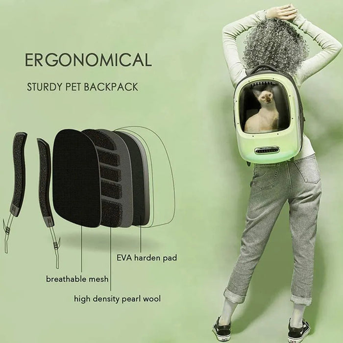 Mochila de Viagem Ventilada, para Gatos ou Cães Pequenos - PetDoctors - Loja Online
