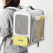 Mochila Transportadora Breezy Zone para gatos e cães pequenos, Expansível e Dobrável - Mochila de viagem - PetDoctors - Loja Online