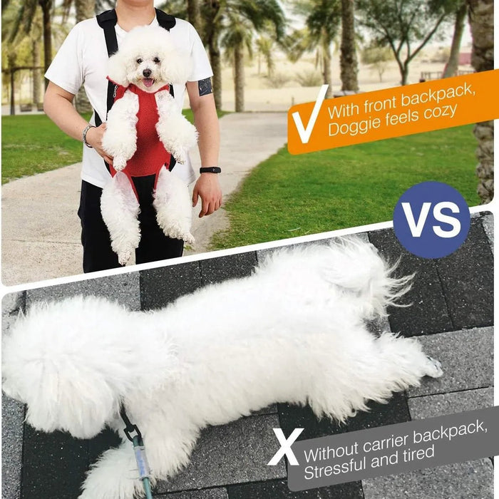 Mochila Transportadora Frontal Ajustável para Cães Pequenos - PetDoctors - Loja Online