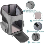 Mochila Transportadora para Cães Pequenos ou Gatos - PetDoctors - Loja Online