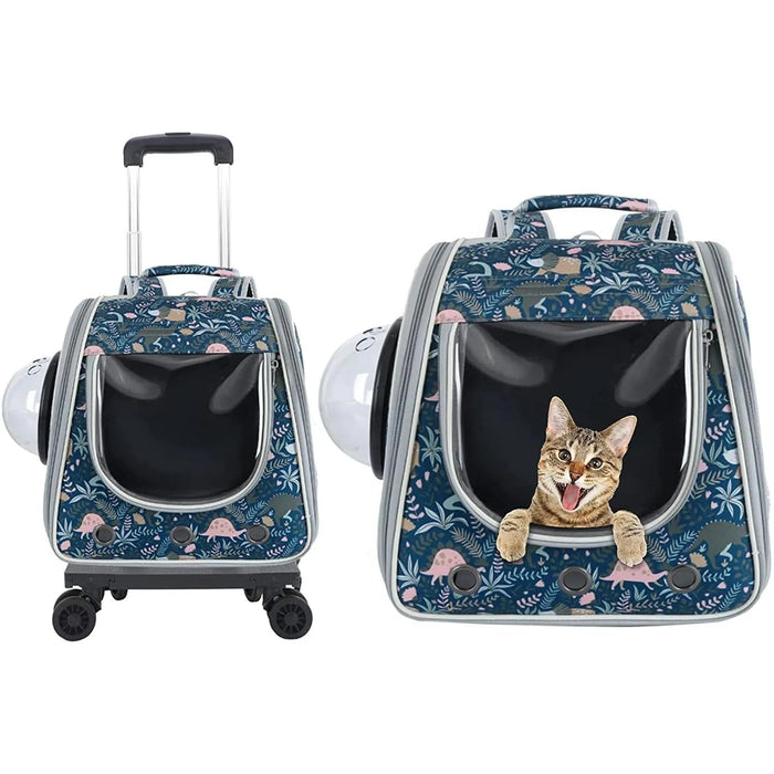 Mochila / Trolley respirável, tipo cápsula, para Gatos ou Cães pequenos - PetDoctors - Loja Online