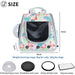 Mochila / Trolley respirável, tipo cápsula, para Gatos ou Cães pequenos - PetDoctors - Loja Online