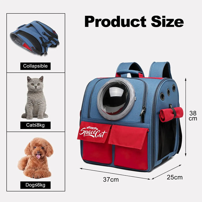 Mochila Ventilada para Gatos ou Cães pequenos - PetDoctors - Loja Online