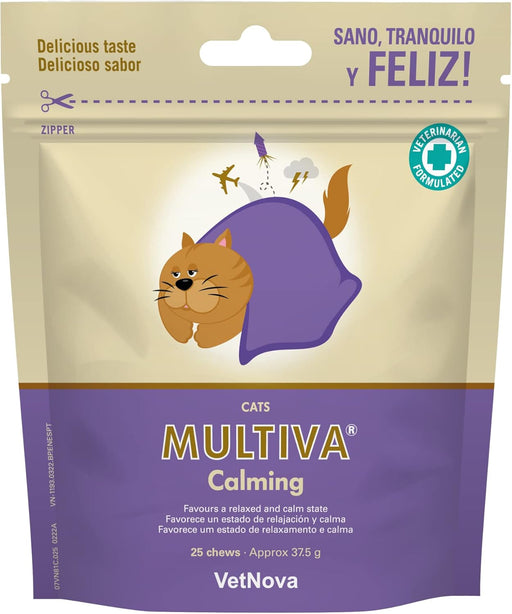 Multiva® Calming para Gatos - 25 Comprimidos - PetDoctors - Loja Online