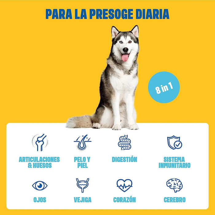 Multivitaminas - Complemento alimentar Multivitamínico para cães - cuidado completo para uma vida feliz do cão - 60 biscoitos de frango (270 g) - PetDoctors - Loja Online