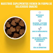 Multivitaminas - Complemento alimentar Multivitamínico para cães - cuidado completo para uma vida feliz do cão - 60 biscoitos de frango (270 g) - PetDoctors - Loja Online