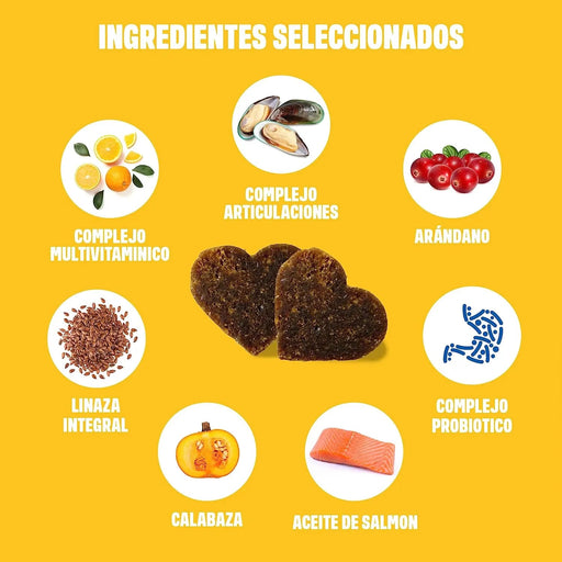 Multivitaminas - Complemento alimentar Multivitamínico para cães - cuidado completo para uma vida feliz do cão - 60 biscoitos de frango (270 g) - PetDoctors - Loja Online