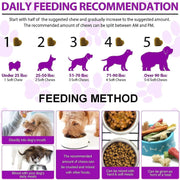 Multivitaminas Suplemento para Cães, 15 minerais e vitaminas para todos os cães 150 comprimidos, sabor de pato - PetDoctors - Loja Online