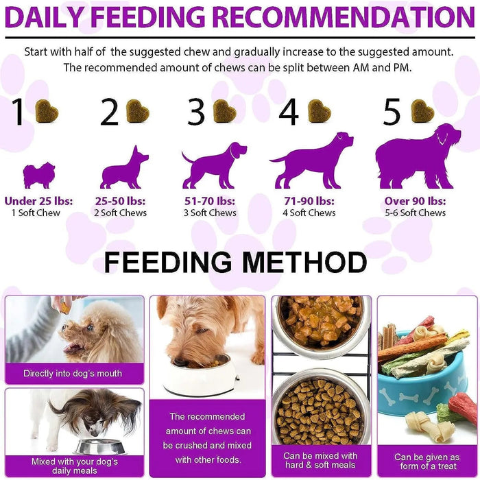 Multivitaminas Suplemento para Cães, 15 minerais e vitaminas para todos os cães 150 comprimidos, sabor de pato - PetDoctors - Loja Online