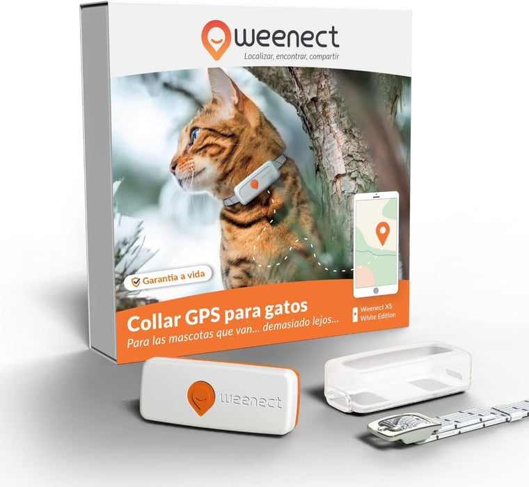 Novo GPS para gatos | Cat XS | mini rastreador GPS em tempo real | o menor do mercado | subscrição | coleira incluída - PetDoctors - Loja Online