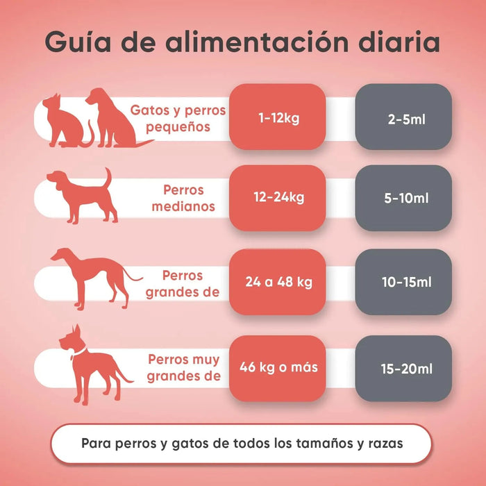 Óleo de salmão para cães e gatos (500 ml) - natural, salmão norueguês - suplemento Barf para cães e gatos com Omega 3, Omega 6 e Omega 9, pelo com mais brilho, pele saudável e hidratada, para articulações - PetDoctors - Loja Online
