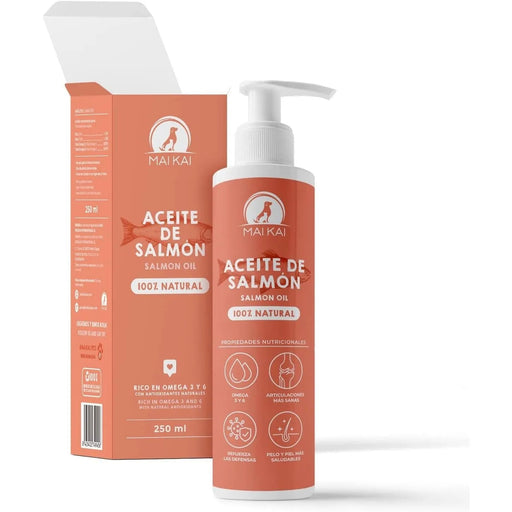 Óleo de salmão para cães e gatos - anti - inflamatório, ômega 3 e 6, pele saudável e pelo brilhante, vitaminas e cálcio, 100% natural - PetDoctors - Loja Online