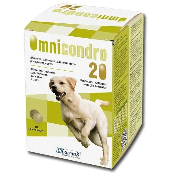 Omnicondro 20 | 1 Blister 6 Comprimidos | Condroprotetor Articular para Cães - PetDoctors - Loja Online