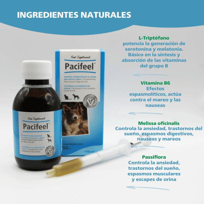 Pacifeel Heel - Suplemento Natural Anti - Ansiedade para Cães e Gatos 150ml - PetDoctors - Loja Online