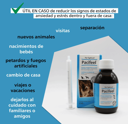 Pacifeel Heel - Suplemento Natural Anti - Ansiedade para Cães e Gatos 150ml - PetDoctors - Loja Online