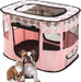 Parque dobrável para cães pequenos e gatos, portátil, uso interno ou exterior - PetDoctors - Loja Online