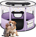 Parque dobrável para cães pequenos e gatos, portátil, uso interno ou exterior - PetDoctors - Loja Online