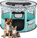 Parque dobrável para cães pequenos e gatos, portátil, uso interno ou exterior - PetDoctors - Loja Online