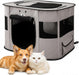 Parque dobrável para cães pequenos e gatos, portátil, uso interno ou exterior - PetDoctors - Loja Online