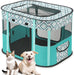 Parque dobrável para cães pequenos e gatos, portátil, uso interno ou exterior - PetDoctors - Loja Online