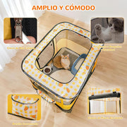 Parque dobrável para cães pequenos e gatos, portátil, uso interno ou exterior - PetDoctors - Loja Online