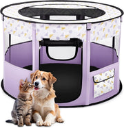 Parque dobrável para cães pequenos e gatos, portátil, uso interno ou exterior - PetDoctors - Loja Online