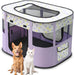 Parque dobrável para cães pequenos e gatos, portátil, uso interno ou exterior - PetDoctors - Loja Online