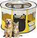 Parque dobrável para cães pequenos e gatos, portátil, uso interno ou exterior - PetDoctors - Loja Online