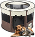 Parque dobrável para cães pequenos e gatos, portátil, uso interno ou exterior - PetDoctors - Loja Online