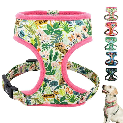 Peitoral para Cães ou Gatos, com Motivos Florais - PetDoctors - Loja Online