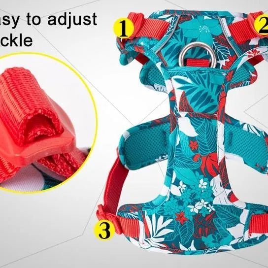 Peitoral Reflector em Nylon de alta segurança para cães - PetDoctors - Loja Online