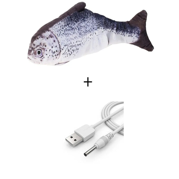 PEIXE Brinquedo Interativo para Cães ou Gatos (Carregamento USB) - PetDoctors - Loja Online