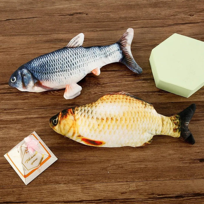 PEIXE Brinquedo Interativo para Cães ou Gatos (Carregamento USB) - PetDoctors - Loja Online