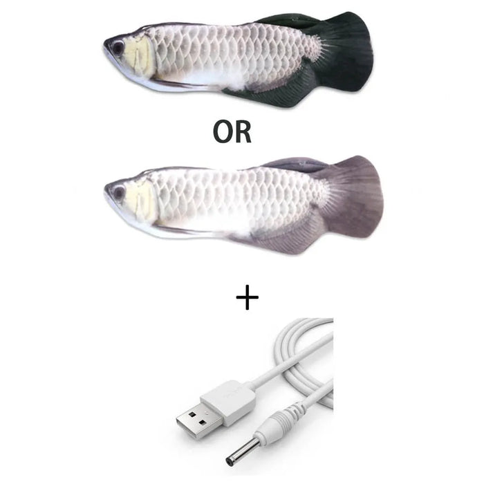 PEIXE Brinquedo Interativo para Cães ou Gatos (Carregamento USB) - PetDoctors - Loja Online