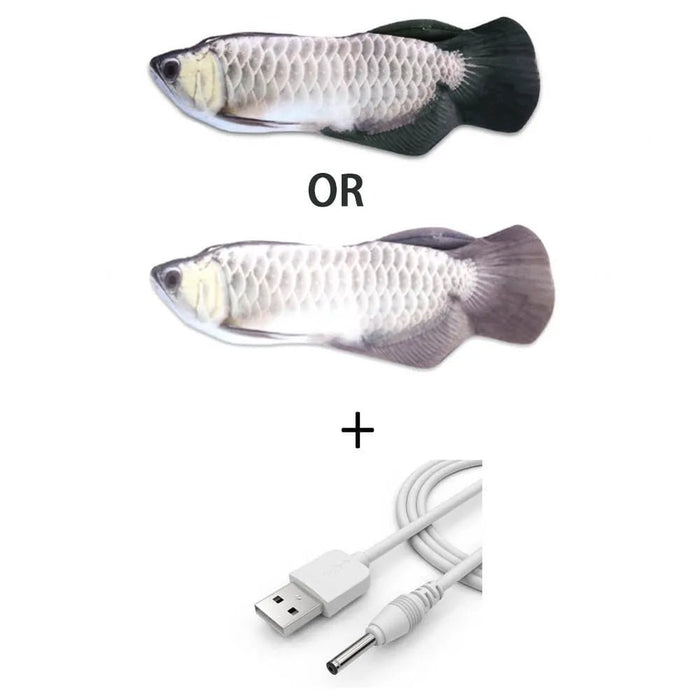 PEIXE Brinquedo Interativo para Cães ou Gatos (Carregamento USB) - PetDoctors - Loja Online