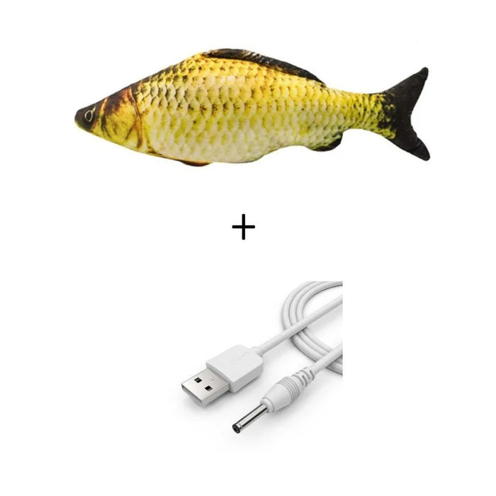 PEIXE Brinquedo Interativo para Cães ou Gatos (Carregamento USB) - PetDoctors - Loja Online