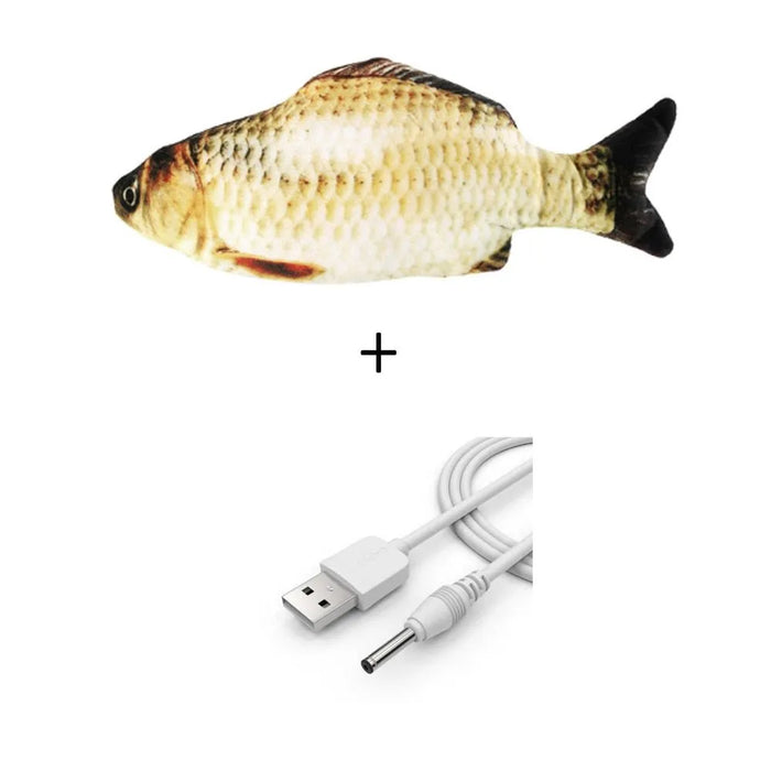 PEIXE Brinquedo Interativo para Cães ou Gatos (Carregamento USB) - PetDoctors - Loja Online